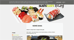 Desktop Screenshot of blog.sushizushi.pl