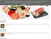 Tablet Screenshot of blog.sushizushi.pl